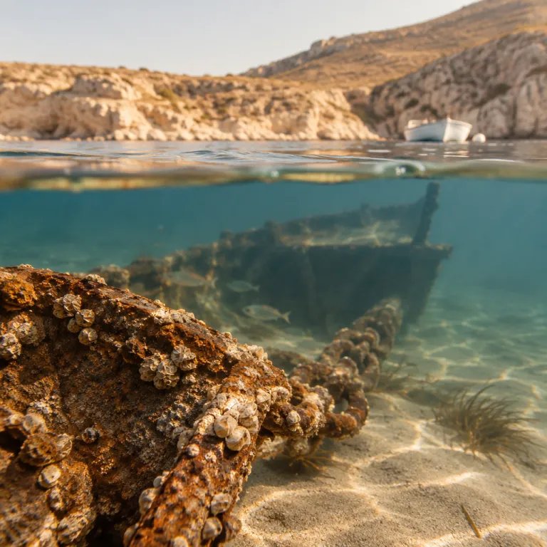 Autumn is the Cyclades' dive season: warmer water, clearer visibility and the wrecks off Kea