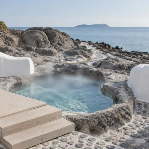 Volcanic soaks and thermal springs: the Cyclades' natural wellness beyond the hotel spa