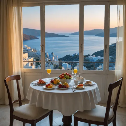 Cyclades premium hotels with breakfast: luxury stays and exceptional morning experiences