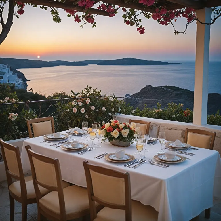 Exploring the culinary artistry of luxury and premium hotel booking websites in the Cyclades