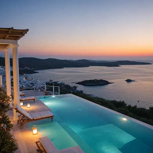 Experience the ultimate honeymoon suite in Mykonos: private pools, sea views, and luxury for couples