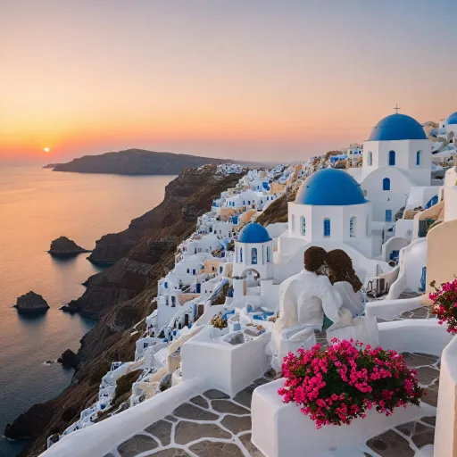 Santorini Greece honeymoon escapes on the caldera cliff